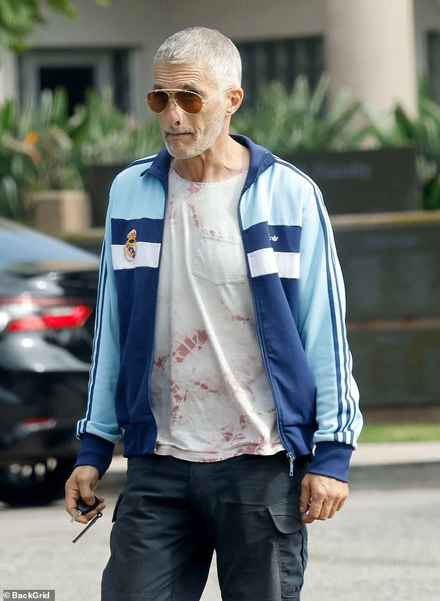 Olivier Martinez looked worlds away from his usually polished self as he took a stroll in Los Angeles amid his ongoing custody battle with ex Halle Berry