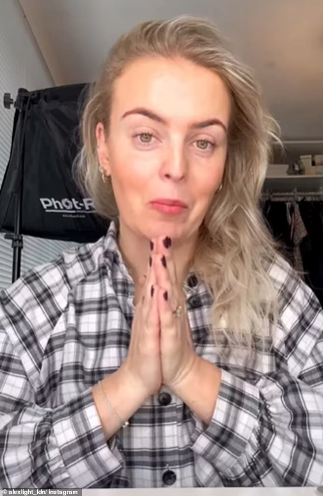 Body-positive social media star Alex Light (pictured) shared a video on Instagram drawing attention to the 'harmful' comments made against Margot as she blasted the trolls