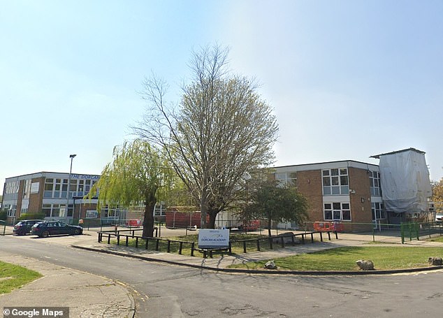 Dorcan Academy in Swindon has installed barriers at the entrances to many of its toilets, which are locked during lessons.