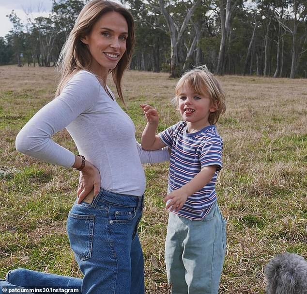 The couple confirmed they were expecting their second child together in a sweet Instagram post last month, sharing adorable snaps of Becky and their son Albie.