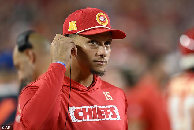 Mahomes and the Chiefs open their season on Thursday against the Baltimore Ravens