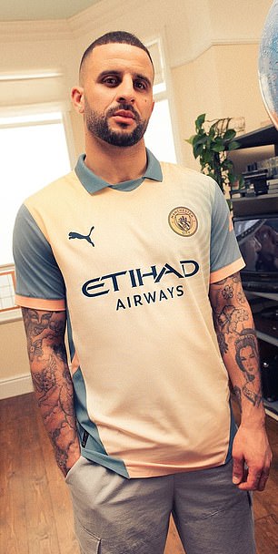 Manchester City have unveiled a new kit for the current season which will be worn during selected matches in Europe