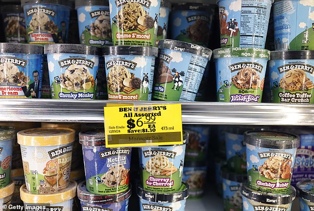 Roberts pointed out that there are 3,500 calories in a pound of fat, which is nothing compared to the 1,100 calories in a pint of Ben & Jerry's Half Baked ice cream