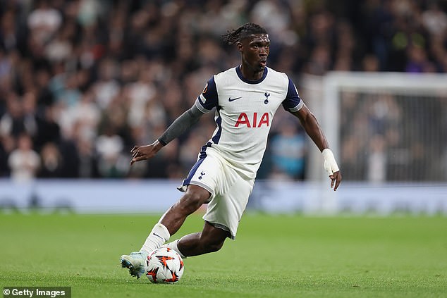 Yves Bissouma made the 60th appearance of his Tottenham career on Thursday