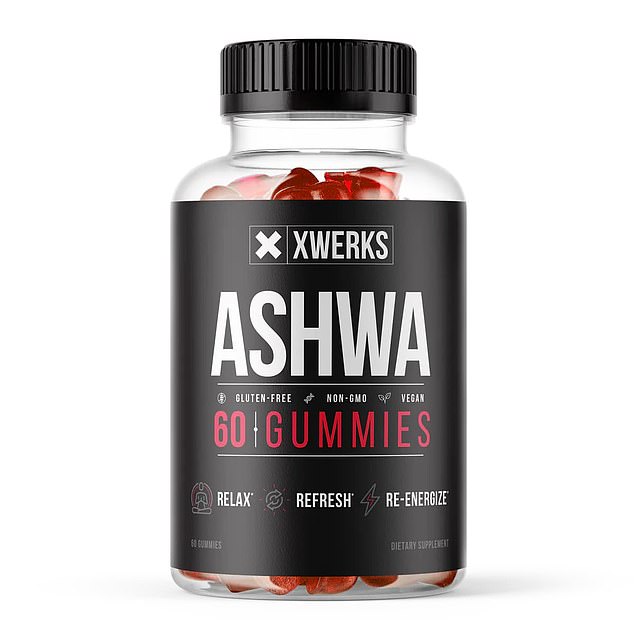 A bottle of ashwagandha gummies. The popular health supplement is being investigated by food authorities over concerns that it could harm the liver and thyroid.