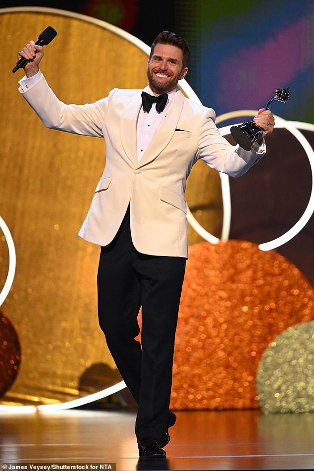 The National Television Awards, hosted for the fourth time by Joel Dommett, will be held at The 02 London and broadcast live on ITV and ITVX at 8pm (Joel at the 2023 ceremony)