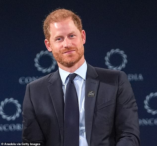 On Monday, the 40-year-old Duke of Sussex appeared on stage in New York to talk about mental health and climate change with two young winners of a legacy award given in memory of Princess Diana.