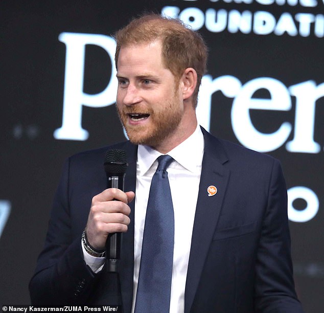 Prince Harry has been spotted in a seedy tattoo parlor in New York City during a trip to the Big Apple. Pictured: The Royal Family at the 2024 Clinton Global Initiative (CGI) Day 2 meeting held at the New York Hilton Hotel