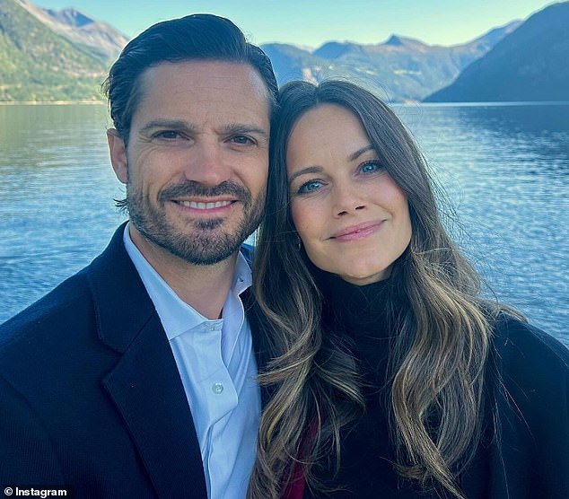 Princess Sofia of Sweden (pictured with Prince Carl Philip) is pregnant with her fourth child, the Swedish royal family has announced