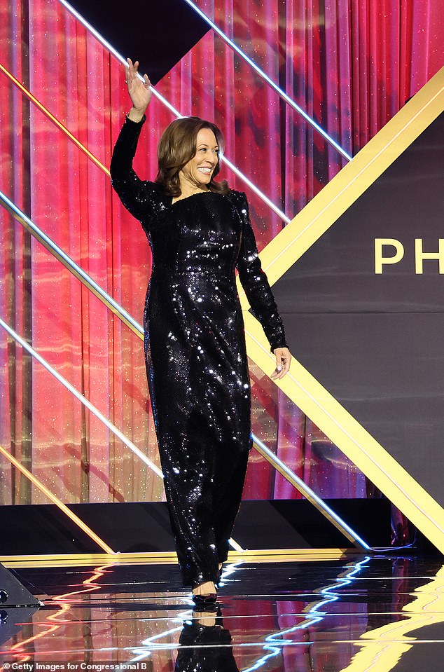 Harris spoke this month at the Congressional Black Caucus Foundation's 53rd Annual Phoenix Awards Dinner, where she was criticized for 