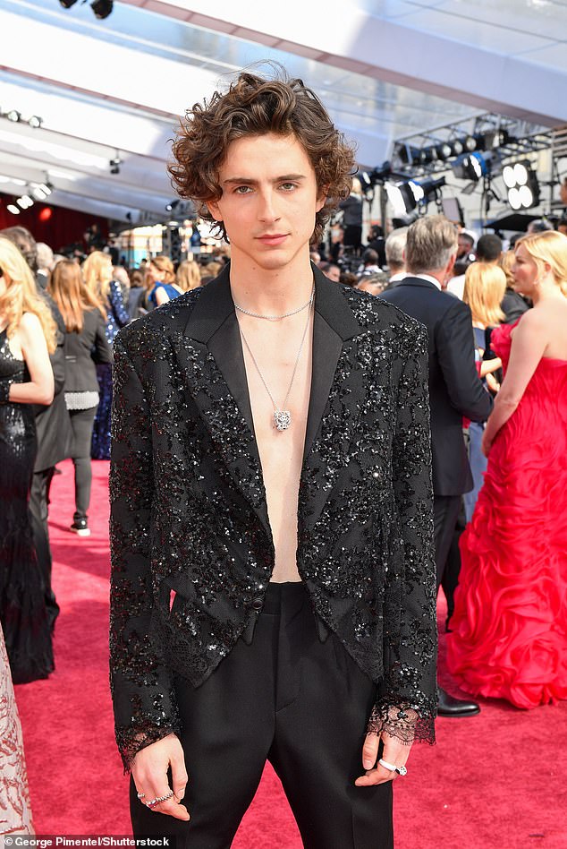 “As soon as Gwyneth told Apple that Timothee is not only a producer, but also the lead, she begged her mother to accept,” an insider said (Chalamet pictured in 2022)