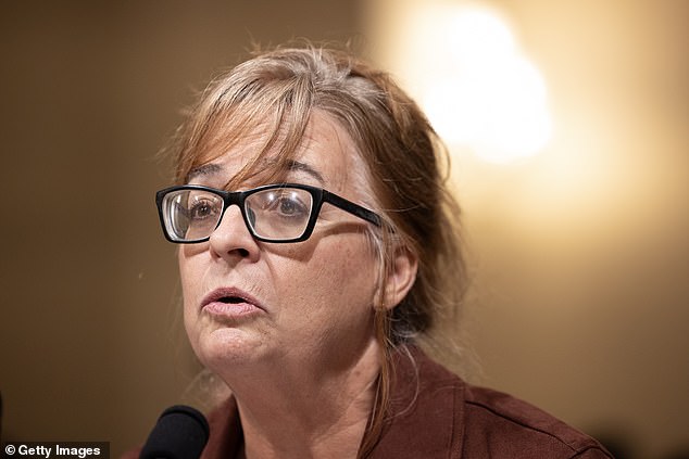 Patty Morin, 64, shared heartbreaking testimony in Congress on Wednesday during a hearing titled 'A Country Without Borders: How Biden and Harris' Open Borders Policies Have Undermined Our Safety and Security'