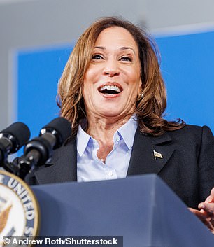 Medvedev gave his opinion on the US presidential election in a Telegram message on Saturday, describing Democratic candidate Kamala Harris (pictured on September 2) as 