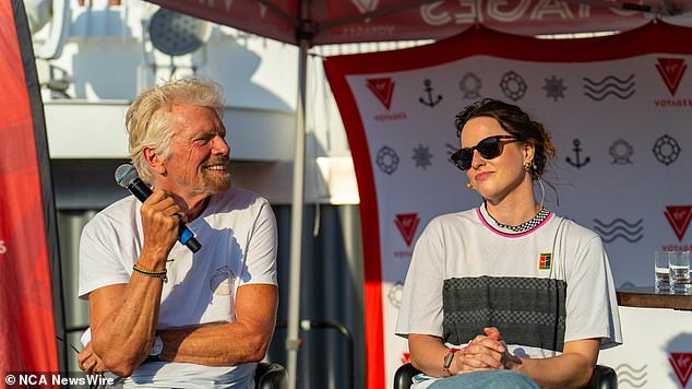 The Brit invited Raygun to speak at the Virgin Voyages Celebration Voyage