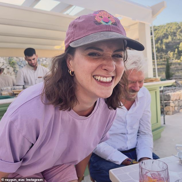 Australian breakdancer Rachel Gunn has revealed her next move after her viral performance at the Paris Olympics. Pictured with Richard Branson