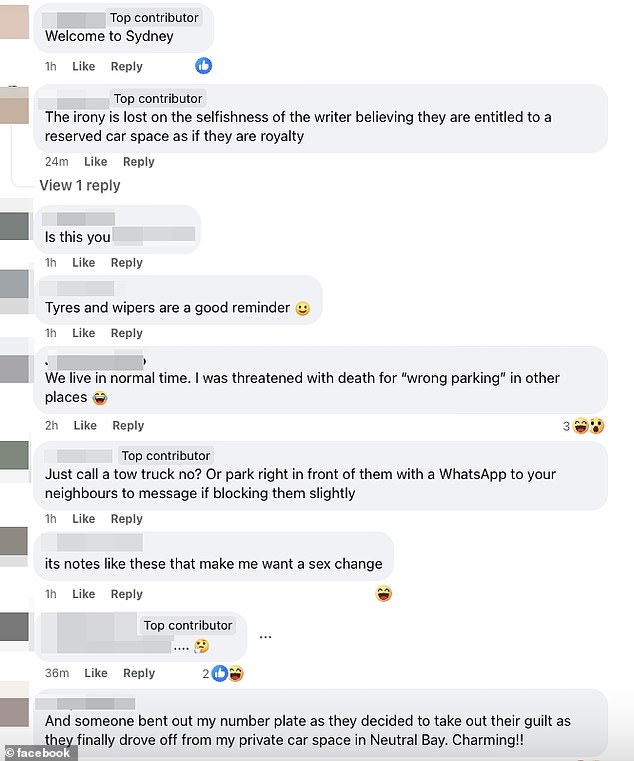 Locals were quick to applaud the angry resident after a photo of their handwritten letter was uploaded to a community Facebook page this week