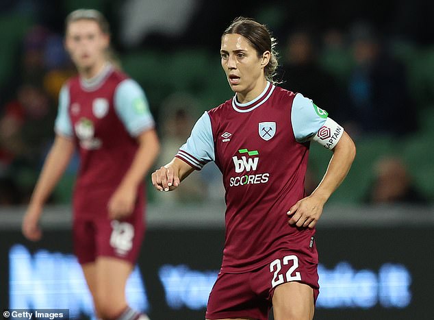 Rehanne Skinner has revealed why Katrina Gorry (pictured) was an 'obvious' choice as West Ham captain