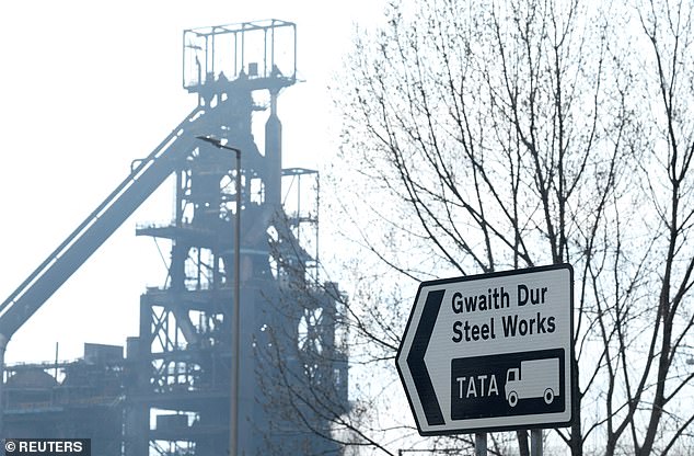 Hard hit: Tata Steel's deal with the Labour government over Port Talbot's future will lead to more than 4,000 workers being made redundant