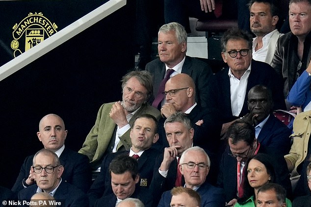 Man United have undergone a period of major change over the past 12 months with the arrival of new minority shareholder Sir Jim Ratcliffe (left) and INEOS