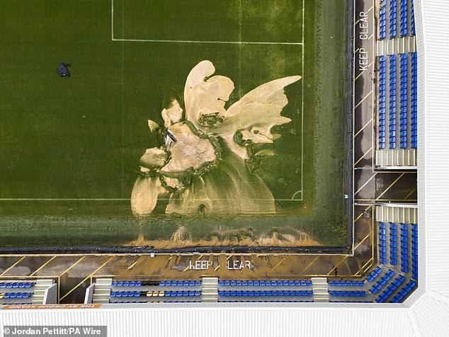 The full extent of the damage at Plough Lane can now be revealed after heavy rain in London