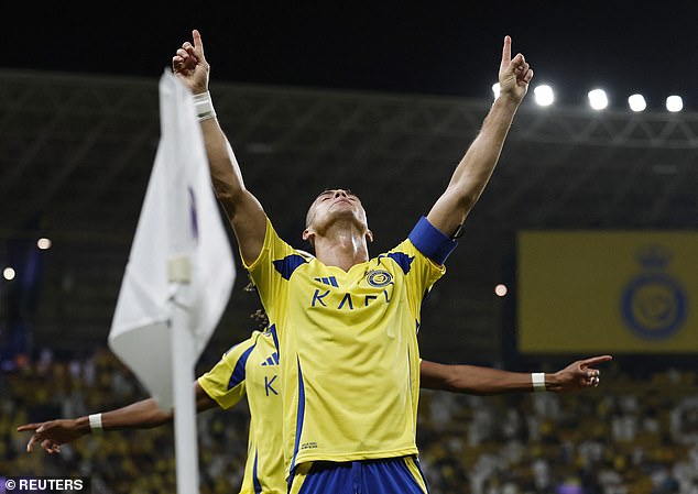 Cristiano Ronaldo sparked an emotional celebration after scoring for Al-Nassr