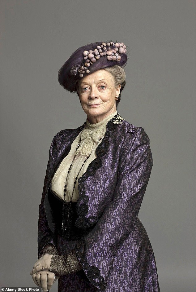 Dame Maggie Smith played the Dowager Countess of Grantham in Downton Abbey