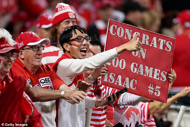 A large crowd of Sydney supporters are expected to descend on Melbourne for the AFL Grand Final