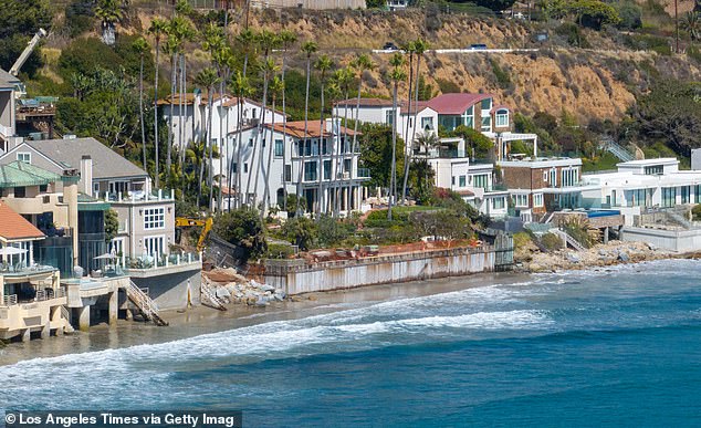 Homeowners are fighting for sand as the U.S. Geological Survey estimates that 75 percent of the Golden State's pristine beaches could be completely eroded by 2100.