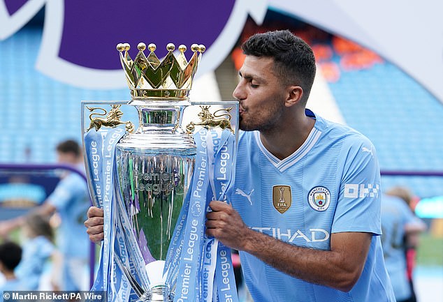 Manchester City midfielder Rodri leads Premier League battle to win Ballon d'Or