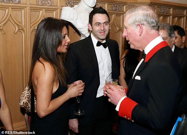 King Charles meets Laila and Ronnie at the British Asian Trust Dinner, Windsor Castle in 2013