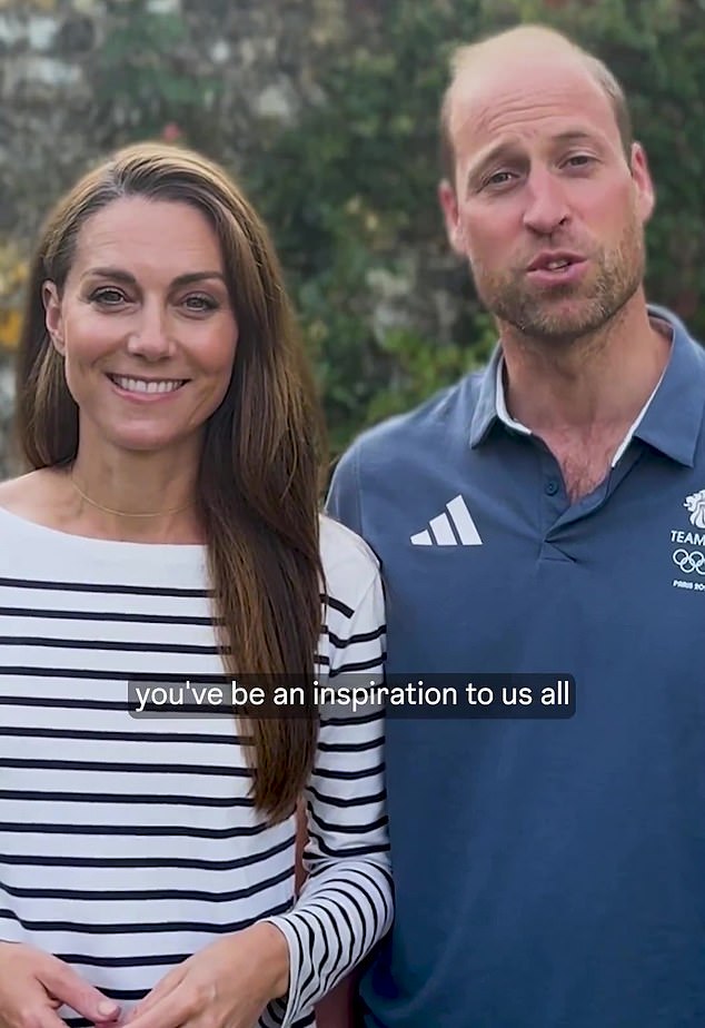 Last month, royal fans were thrilled when Prince William appeared with the Princess of Wales to send a message to Team GB athletes