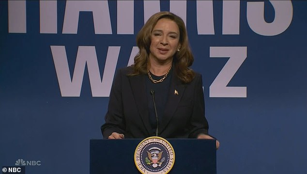 SNL alumni Maya Rudolph rejoined the cast while Kamala Harris brought back her