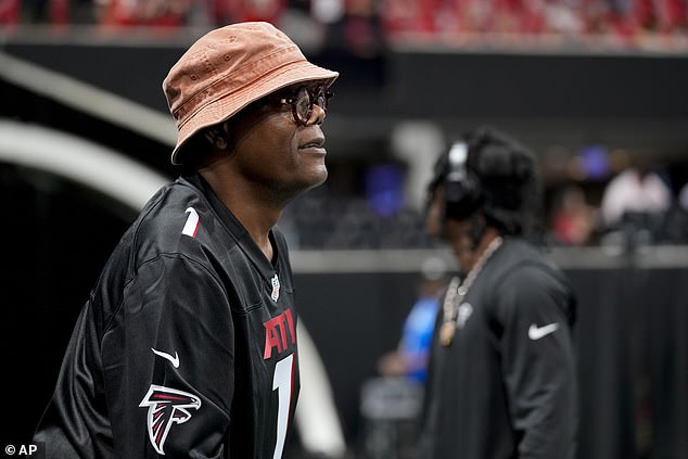 Samuel L. Jackson will cheer on his beloved Atlanta Falcons against the Kansas City Chiefs