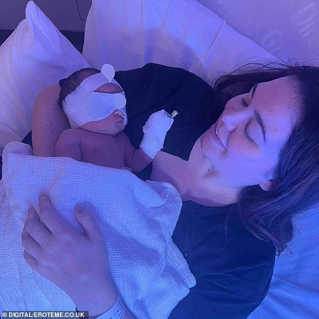 Scarlett Moffatt shared unseen photos of 'miracle baby' Jude, who was born a month premature, as she expressed her gratitude during NICU Awareness Month on Instagram on Thursday