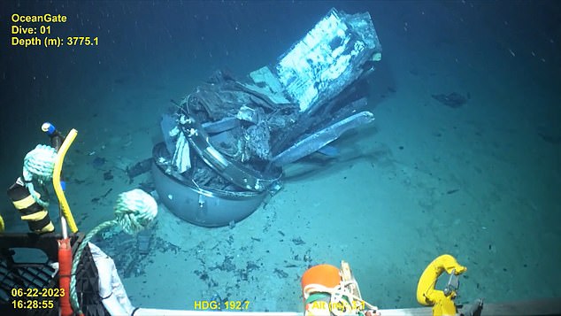 An astrophysicist analyzed recently released images of the Titan wreckage from OceanGate on the seafloor and suspects the submarine did not implode from the center out, as many have suggested