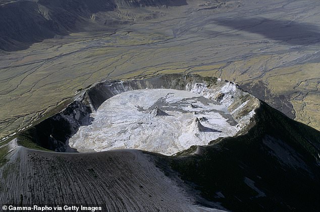 The researchers have discovered a bulge in the area around the volcano, which could mean it is about to erupt. A bulge is formed when active magma flows beneath the Earth's surface and enters a reservoir where it builds up until the volcano explodes.