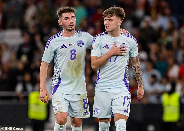 Billy Gilmour and substitute Ben Doak look back on the bitter end in Lisbon at the final round