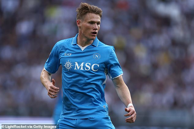 Scott McTominay reportedly being monitored over his 'risk diet' at Antonio Conte's Napoli