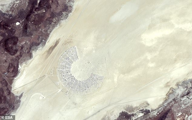 It's one of the most famous festivals in the world. And now incredible footage has revealed exactly what Burning Man looks like from space