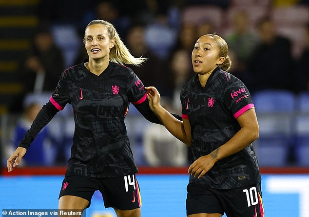 Chelsea winger Lauren James was on the scoresheet during the Blues' seven-goal win