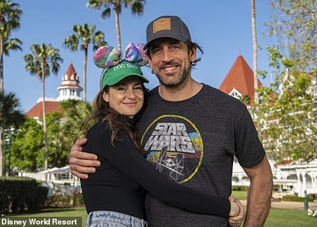 Shailene Woodley appeared to address her split from New York Jets Quarterback Aaron Rodgers during an interview on Monday; seen in a throwback