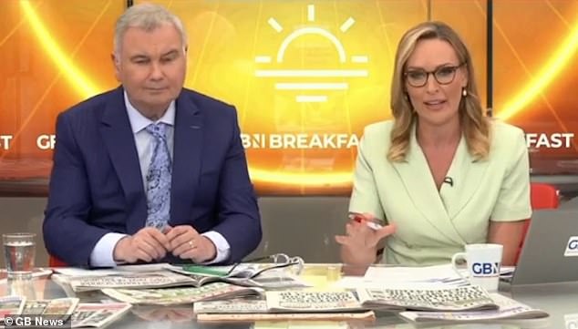 Eamonn Holmes will be back on TV next week - as he returns to GB News with Isobel Webster for the first time since appearing in public with his new lover