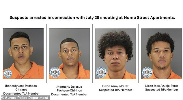 Dixon Azuaje-Perez, 20, and Nixon Azuaje-Perez, 19, are two of four Tren de Aragua gang members arrested by local police in recent days for an attempted murder in July that took place at the Nome Street Apartments.