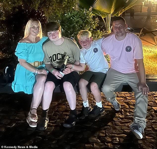 Hector was on holiday in Cape Verde with his mother Natalie Harvey, 47, along with her partner Ben Limbrick, 40, and brother Hugo, 15