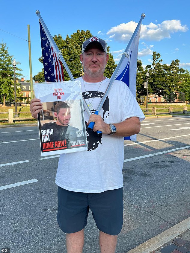 Massachusetts military veteran Scott Hayes has been arrested for allegedly shooting a pro-Palestine agitator who attacked him during a pro-Palestine rally.