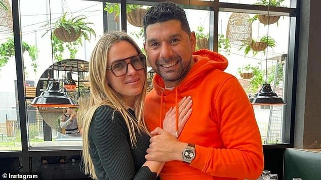 Argentine soccer legend Nestor Ortigoza (right) was caught on surveillance video allegedly attacking his estranged wife Lucía Cassiau (left). Ortigoza has been asked to step down from his board by San Lorenzo