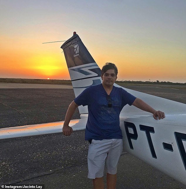 Dr. Jacinto Lay suffered head injuries and two broken legs after crashing his plane during an emergency landing on a highway in Teresina, Brazil on Sunday