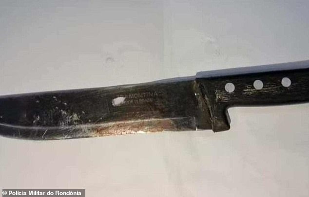 Authorities in the northern Brazilian state of Rondônia arrested a 48-year-old woman on Sunday after she cut off her 58-year-old husband's penis because he didn't have an erection when they had sex in their home. Officers seized a kitchen knife in the process.