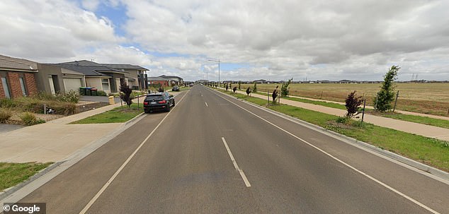 The horrific collision took place on Polly Parade, Tarneit in Melbourne's west on Monday