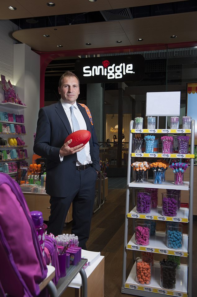 Smiggle chief executive John Cheston (pictured) was sacked on Monday for 'serious misconduct', just months before he became CEO of Lovisa